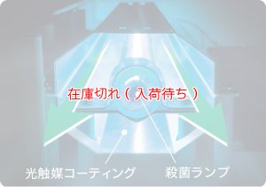 画像4: 《直販モデル》【対面型スポット除菌器】空気除菌・浄化　ライトニックUV1B  　パーソナルBASIC　卓上型・液晶表示・車でも使用可能！（交換用フィルター付）